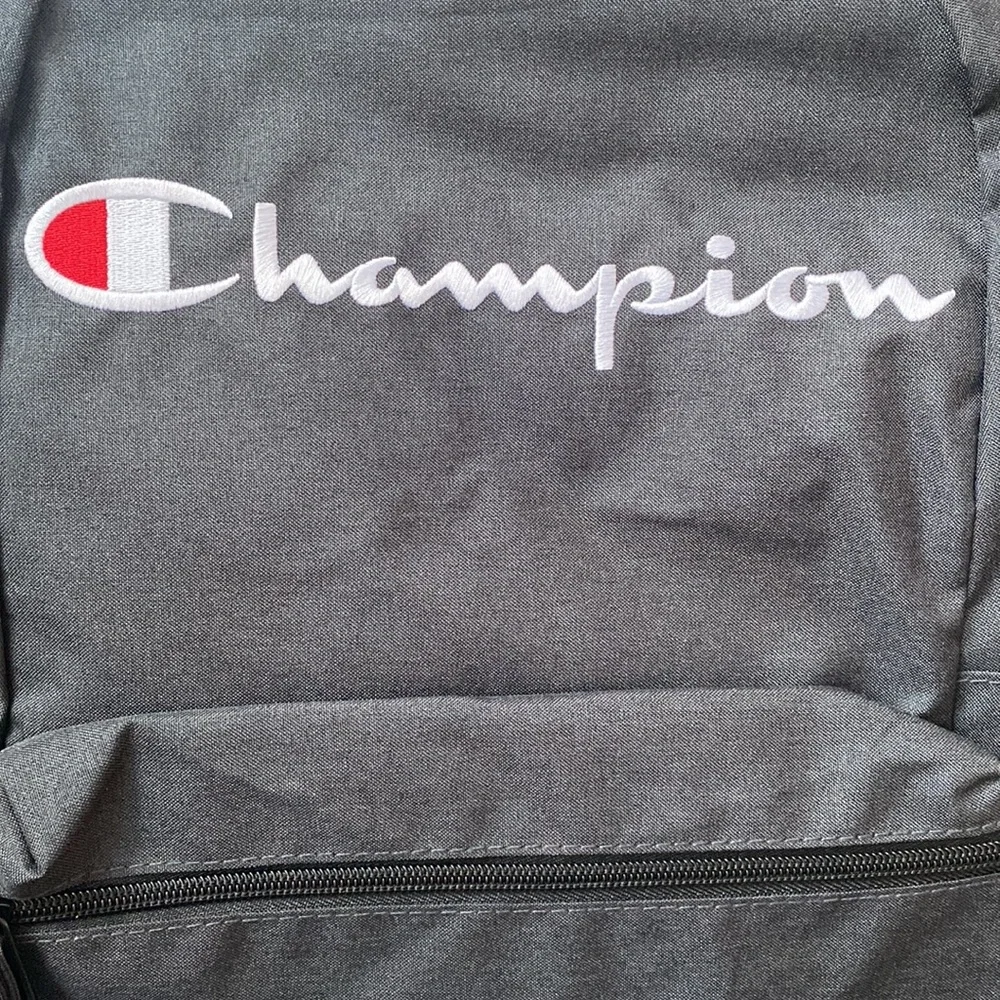 Champion Momentum Backpack in Heather with blue lining - ultimate durability NEW